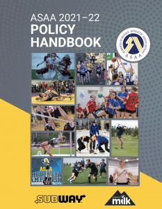 Cover Page of ASAA Policy Handbook 2021-22